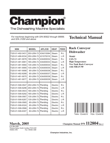 Champion 250-USN-72 Service Manual | Manualzz