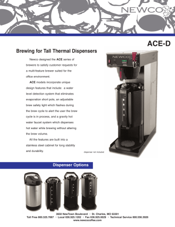 ACE-D Tall Dispenser Model
