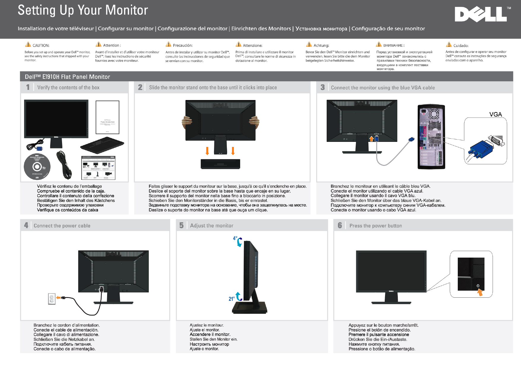 dell-e1910h-quick-start-guide-manualzz