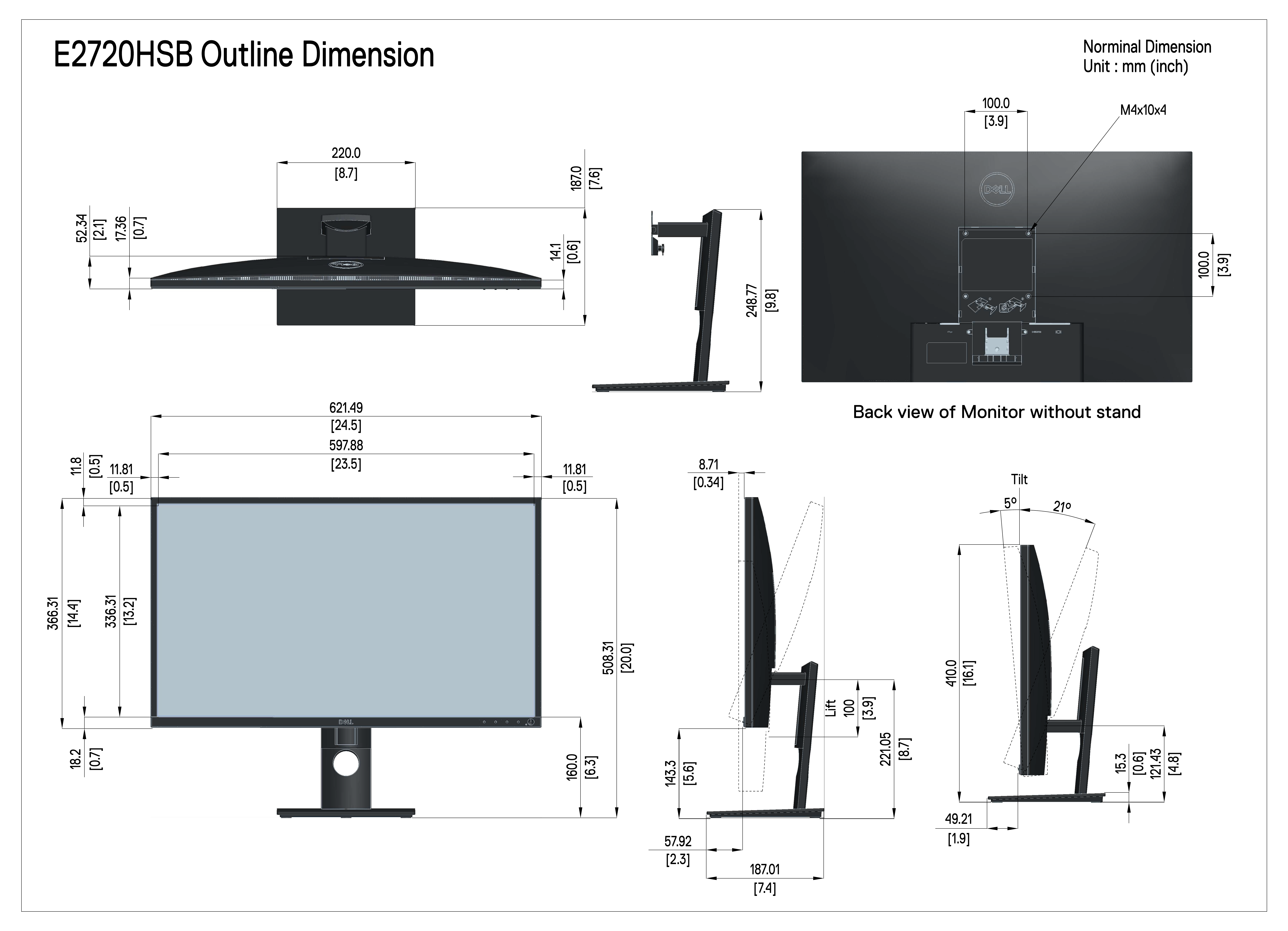 Dell E2720HS electronics accessory Specifications | Manualzz