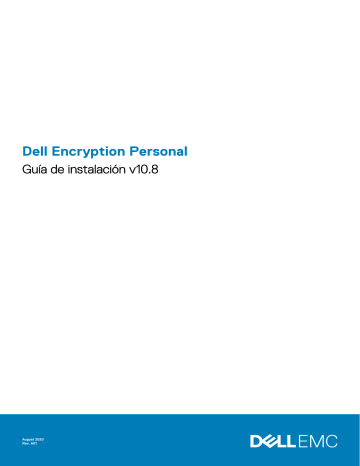 Dell Encryption security Guía del usuario | Manualzz
