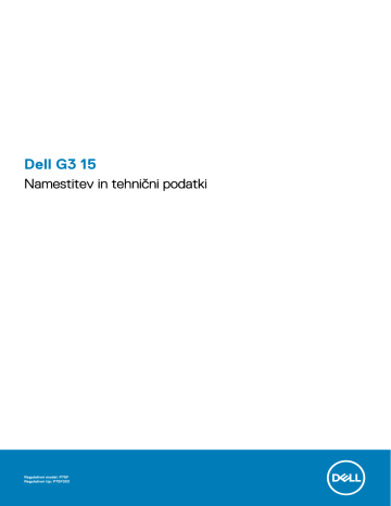 Dell G3 3579 gseries laptop Navodila | Manualzz