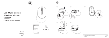 Dell Multi Device Wireless Mouse MS5320W electronics accessory Quick Start Guide | Manualzz Dell Multi Device Wireless Mouse MS5320W electronics accessory Quick Start Guide | Manualzz