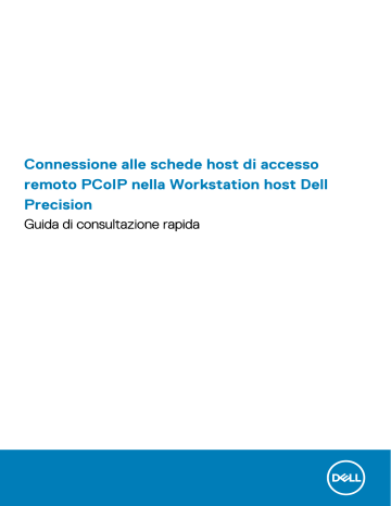 Dell Precision 5820 Tower workstation Guida Rapida | Manualzz
