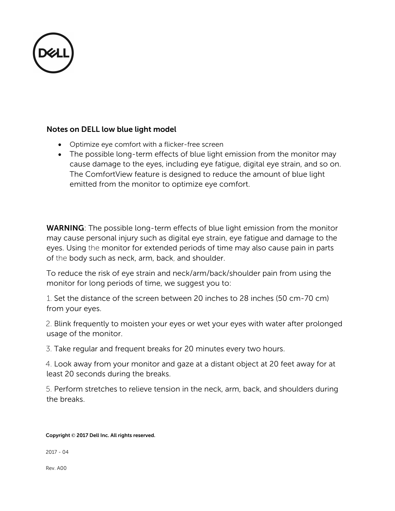 Dell S2216h Electronics Accessory Owner S Manual Manualzz