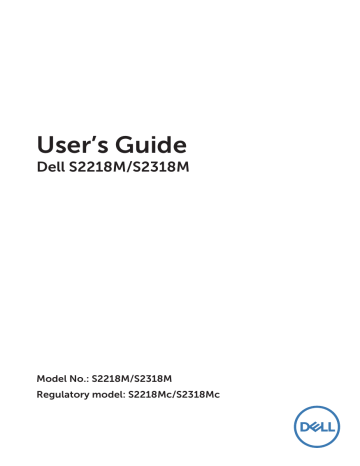 Dell S2318M electronics accessory User's Guide | Manualzz