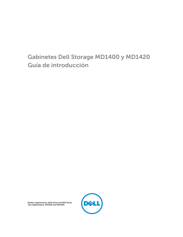 Dell Storage MD1400 storage Guía de inicio rápido | Manualzz