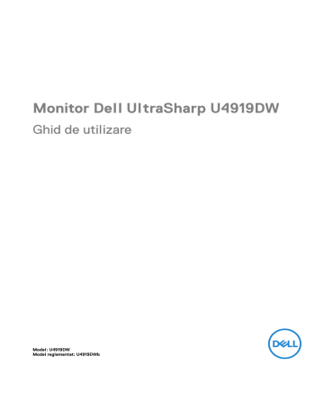 Instalarea monitorului. Dell U4919DW | Manualzz