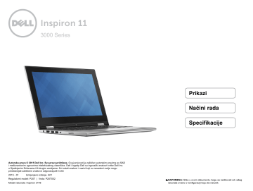 Dell Inspiron 3148 laptop specifikacija | Manualzz