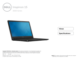 Dell Inspiron 3551 laptop Specifications