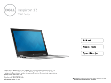 Dell Inspiron 7347 laptop specifikacija | Manualzz