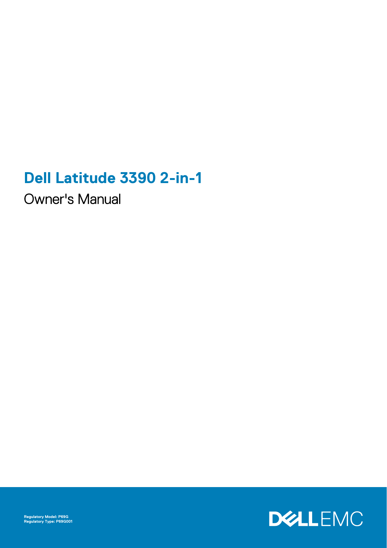 Dell Latitude 3390 2in1 laptop Owner's Manual Manualzz