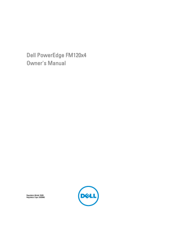 Dell FM120x4, PowerEdge FM120x4 (for PE FX2/FX2s) User manual | Manualzz