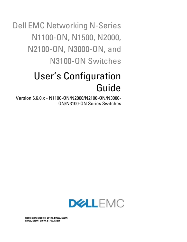 Dell PowerSwitch N1500 Series User guide | Manualzz