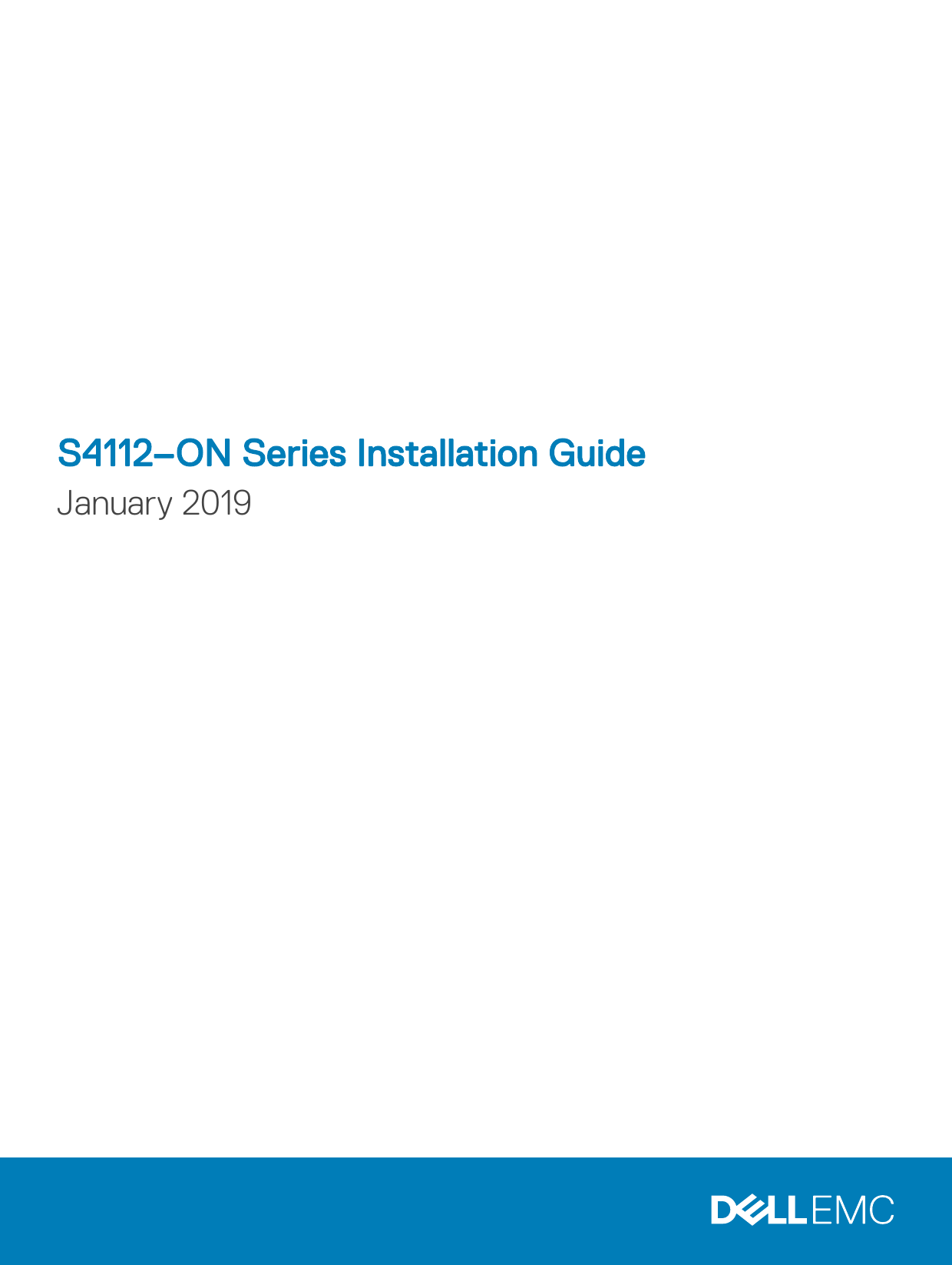 Dell PowerSwitch S4112F-ON/S4112T-ON Guide | Manualzz Dell PowerSwitch S4112F-ON/S4112T-ON Guide | Manualzz