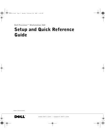 セットアップ完了図. Dell C0931, Precision 360 | Manualzz