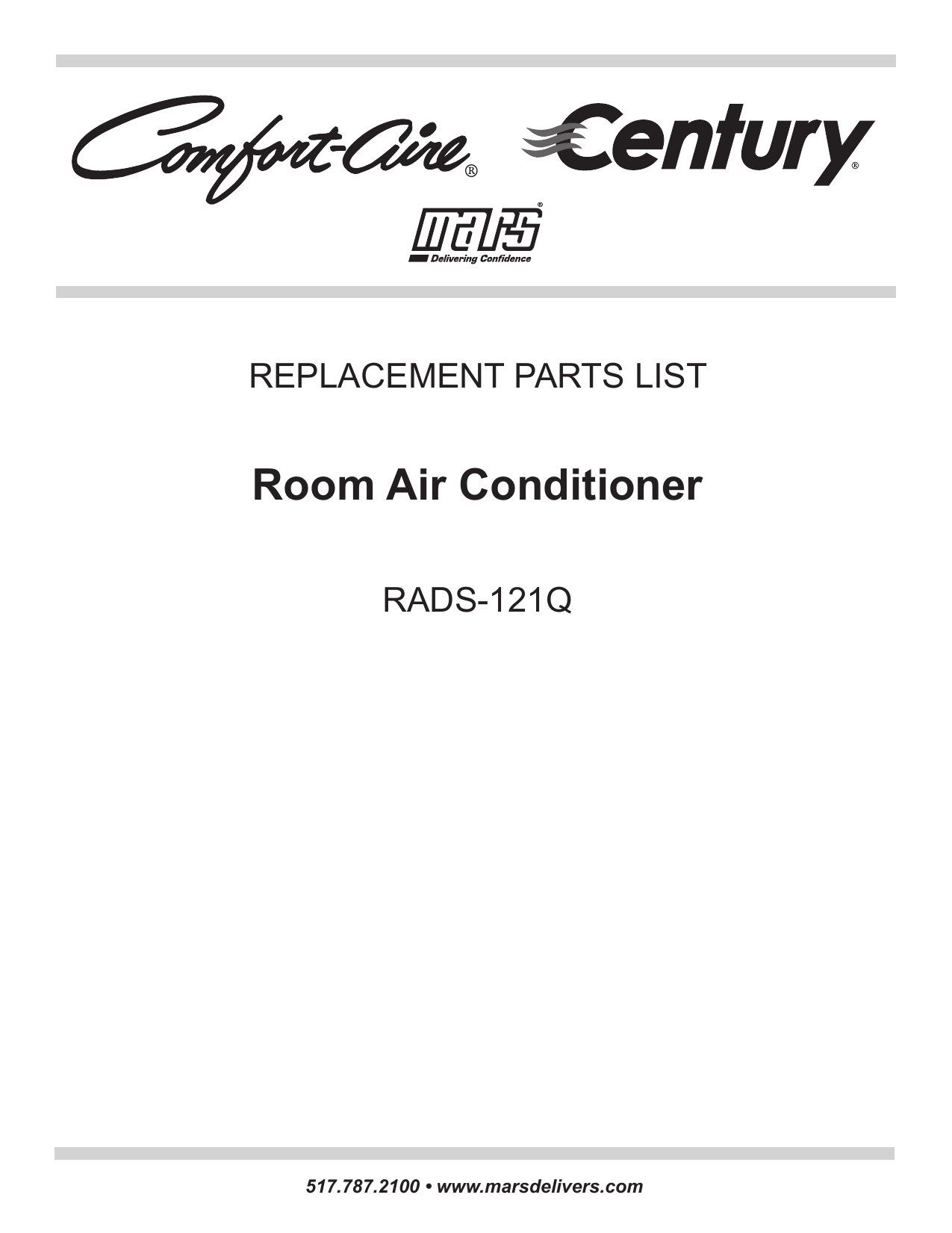 comfort aire rads 121q