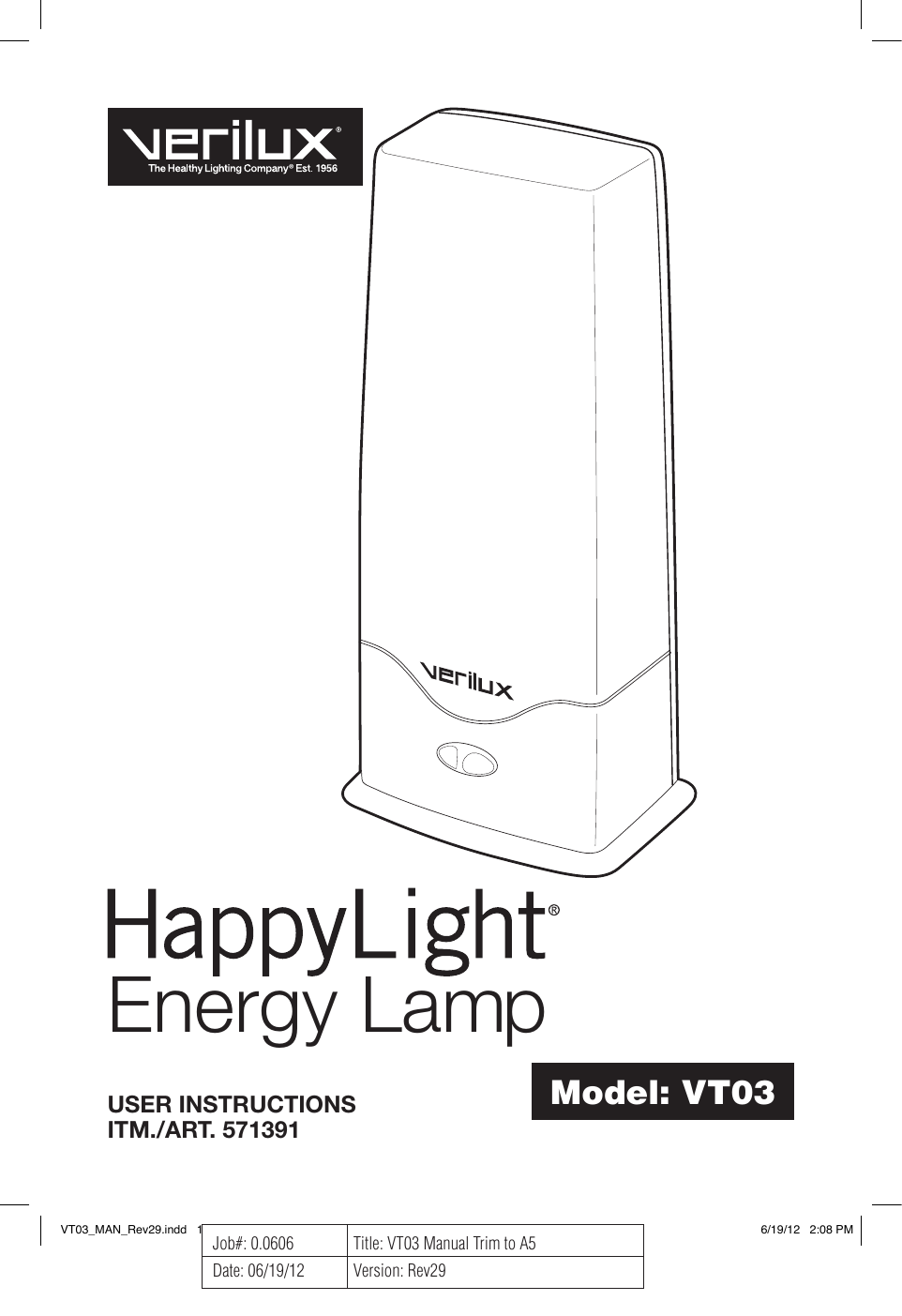 verilux happy light 4500