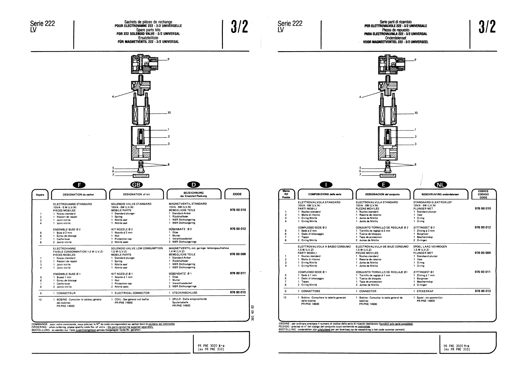 ASCO Series 222 Subbase Mounted Solenoid Valve Type LV Installation