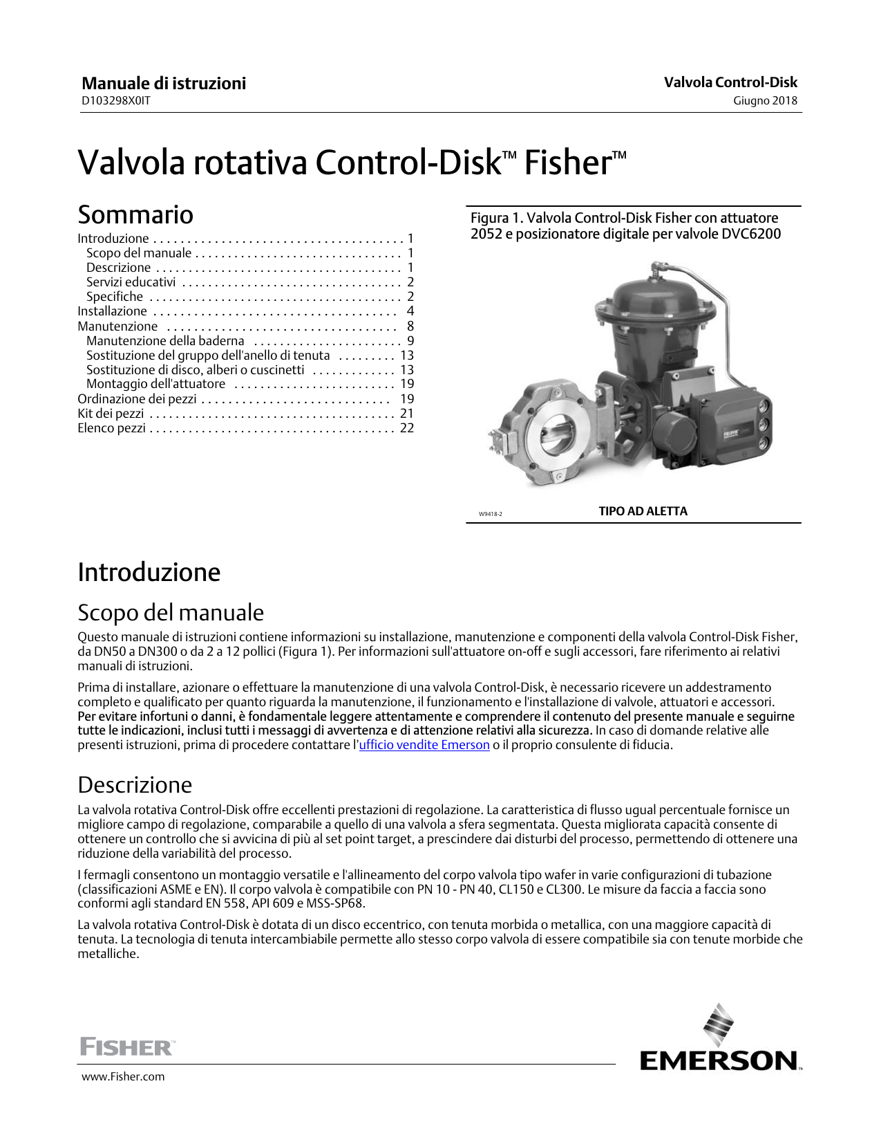 Fisher Válvula rotativa ControlDisk ( ControlDisk Rotary Valve) Owner's manual Manualzz