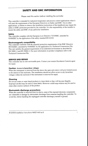 eurotherm 815s manual