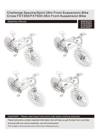 Cross fxt500 front 2024 susp 26in male