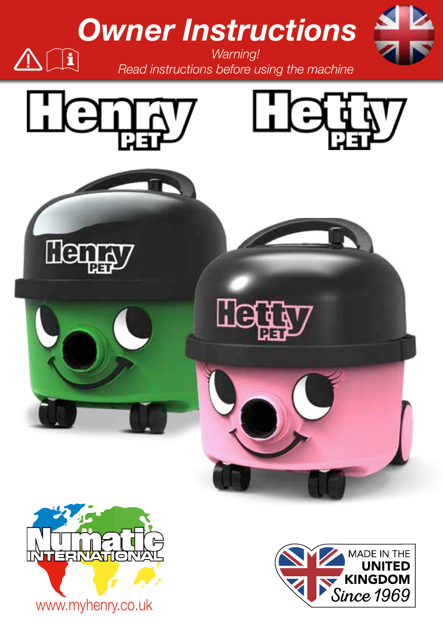 20 x Genuine Numatic Henry Hetty HEPAFLO Vacuum Cleaner Hoover Bags 907075 