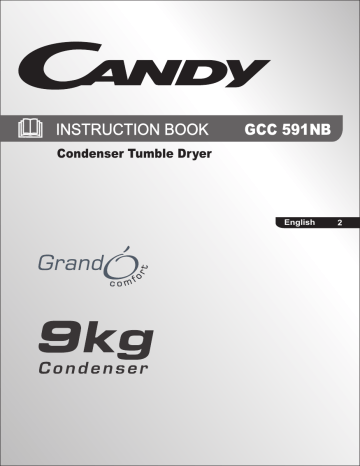 Candy GCC 581NB-S GCC 590NB-80 GCC 590NB-S Tumble Dryer Fluff Lint Filter 