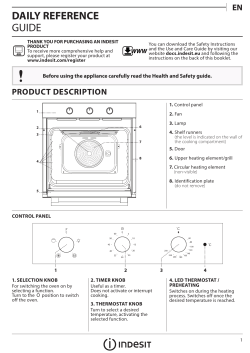 Indesit IFW6330WH Built In Single Electric Oven - User manual