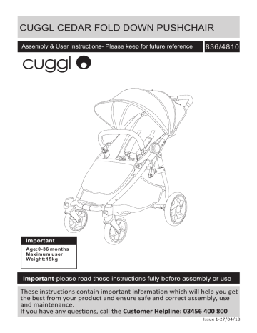 cuggl stroller instructions