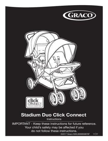 graco stadium duo tandem pushchair