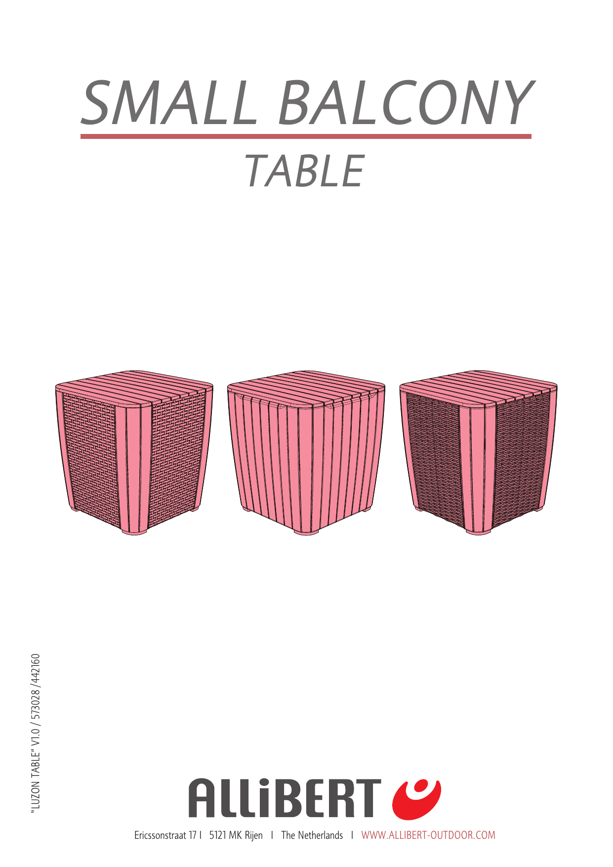 allibert balcony set instructions