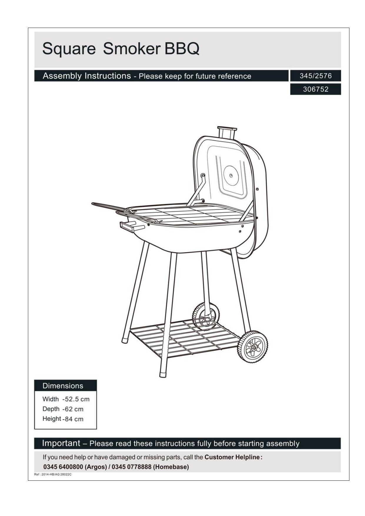 Other Charcoal Square Smoker BBQ User manual | Manualzz