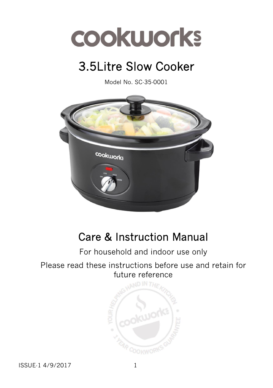 cookworks slow cooker recipe book