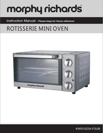 morphy richards 23l rotisserie mini oven