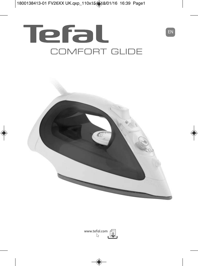 Tefal ultraglide deals fv4092g0 steam iron