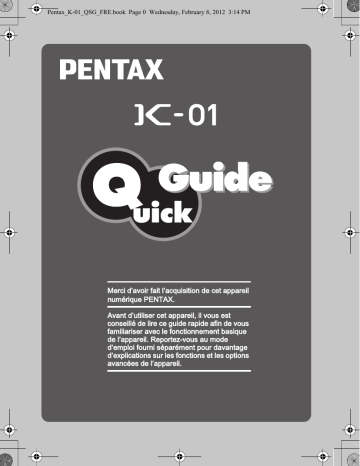 Pentax K-01 Mode d'emploi | Manualzz