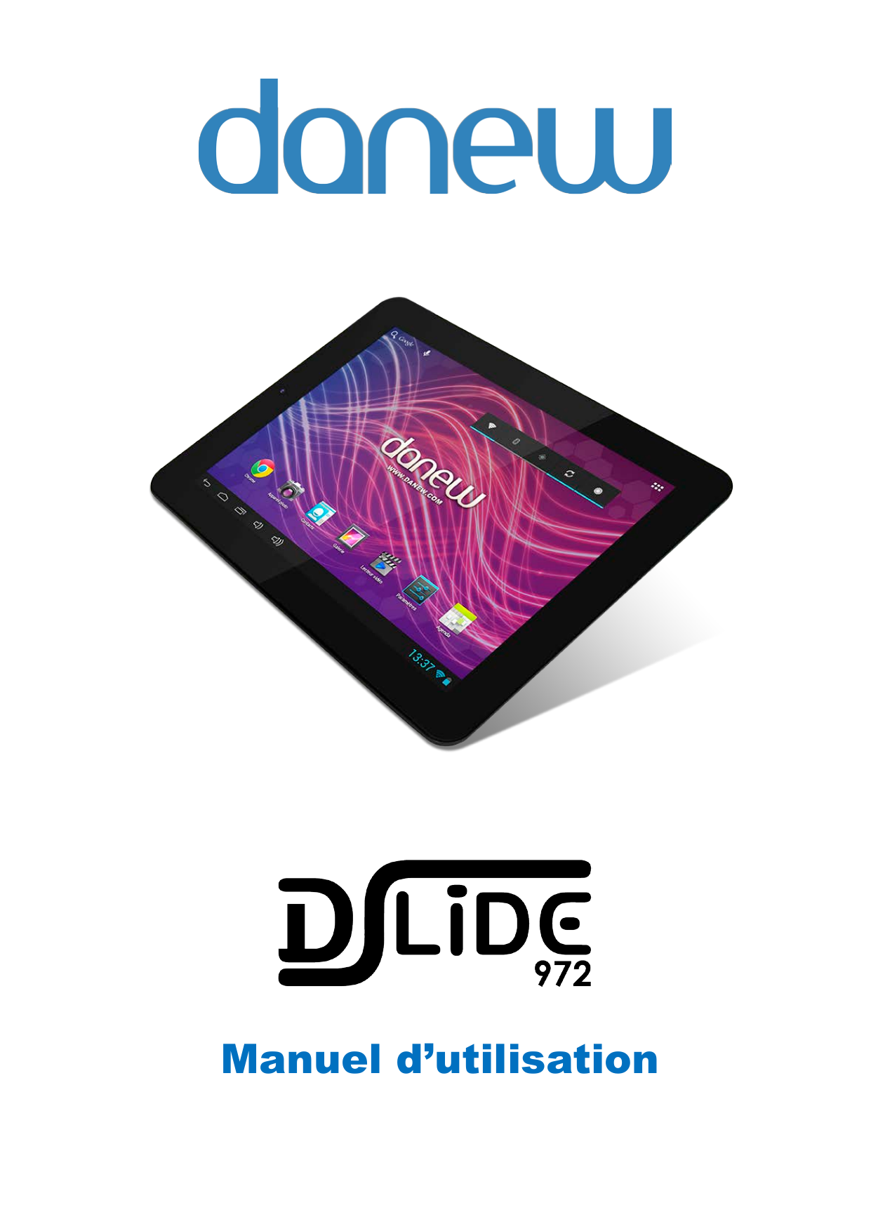 Tablette Tactile Danew Dslide 750DC – 7,85 Pouces, Blanche, Android – NEUVE