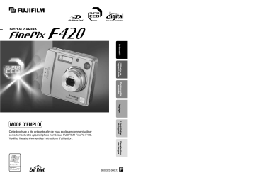 Fujifilm FinePix F420 Mode d’emploi | Manualzz