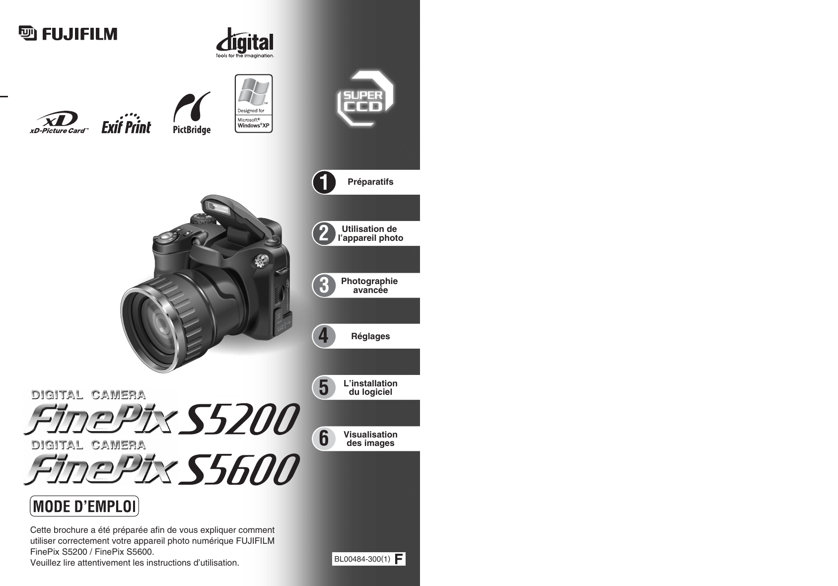 Fujifilm FinePix S5200 Mode d'emploi Manualzz