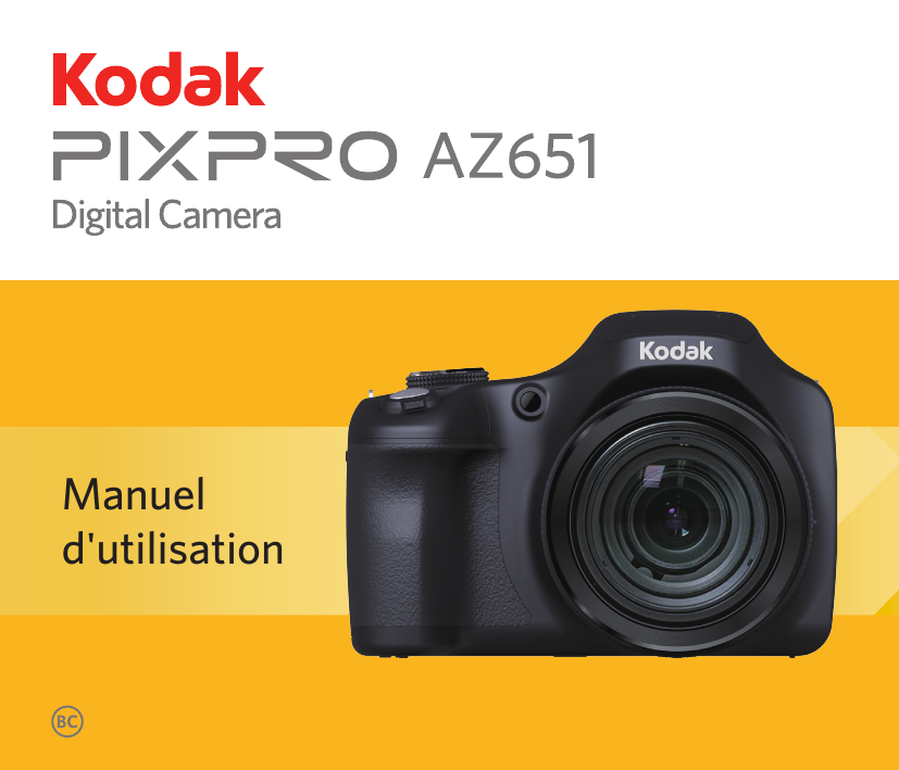 Kodak PixPro AZ651 Mode d'emploi Manualzz