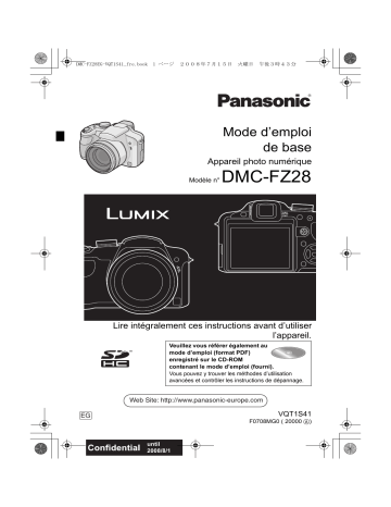 Imprimé Panasonic Lumix G80 guide de l'utilisateur Manuel d'instruction 339 pages couleur 