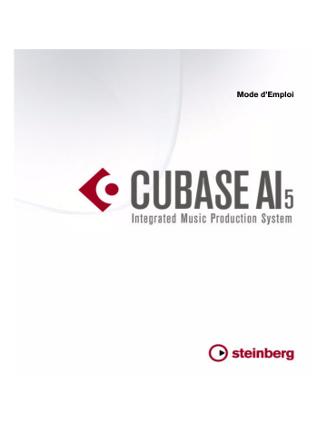 Steinberg Cubase AI 5 Mode d'emploi | Manualzz