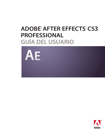 Adobe After Effects CS3 Guía del usuario | Manualzz