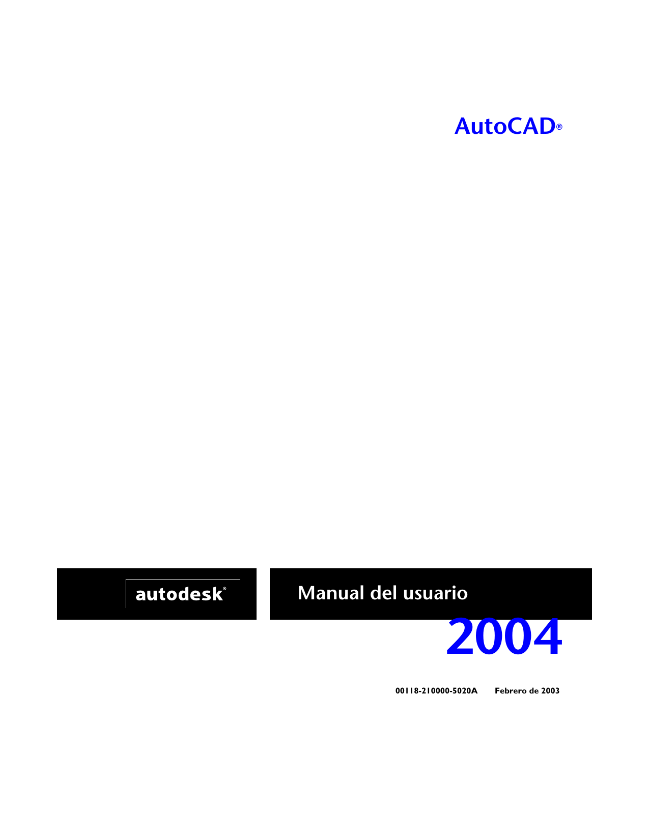 Autodesk Autocad 2004 El manual del propietario | Manualzz