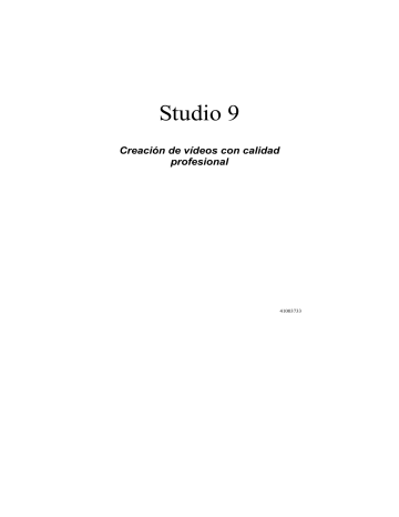 Avid Pinnacle Studio 9.0 El manual del propietario | Manualzz