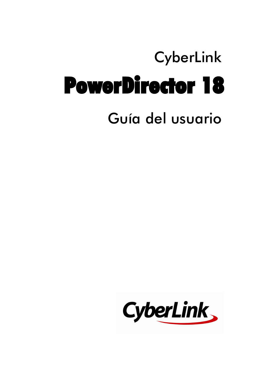 CyberLink PowerDirector 18 Guía del usuario | Manualzz