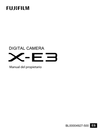 Modo de pantalla táctil. Fujifilm X-E3 | Manualzz