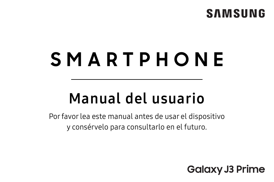 Samsung SM-J327T1 Metro PCS Instrucciones de operación | Manualzz
