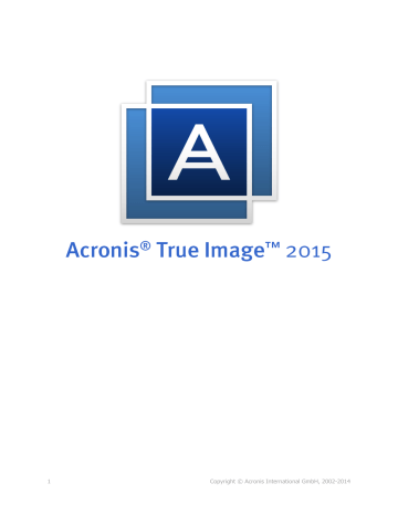 acronis true image 2015 manual pdf